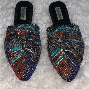 Steve Madden Beaded Mules